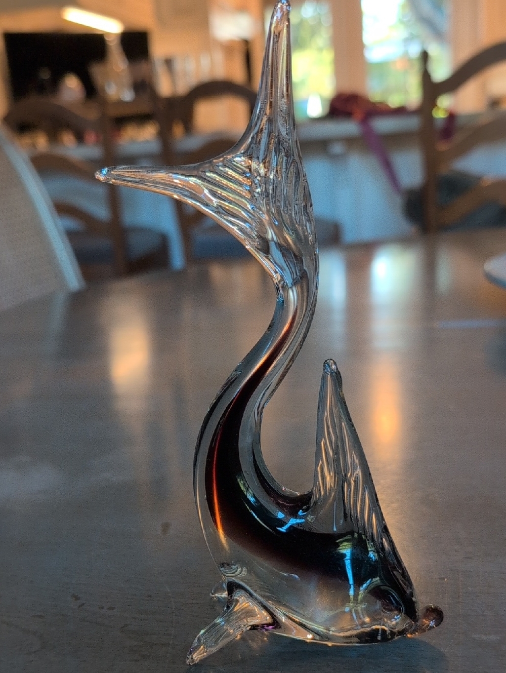 Authentic Formia Vetri De Murano Dolphin Figurine- Made In Italy.